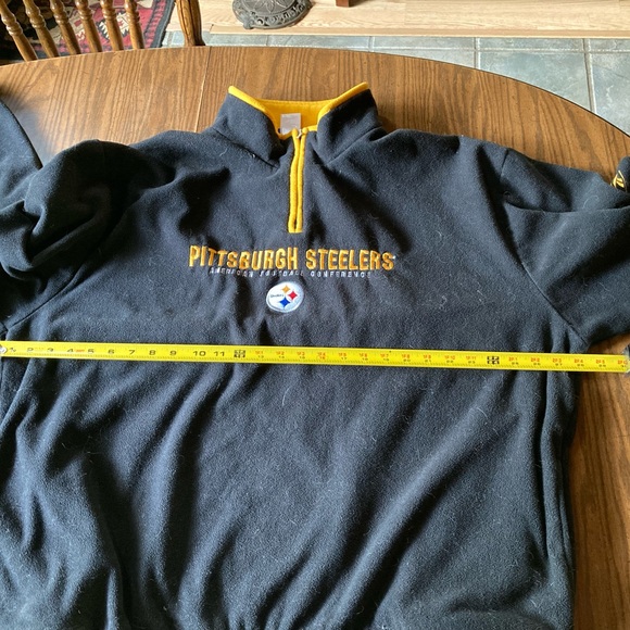 2XL Pittsburgh Steelers NFL fleece like Reebok pullover jacket women’s - Picture 3 of 7